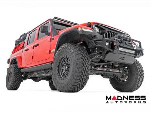 Jeep Gladiator JT Side Steps - Power Running Boards - Rough Country - E-Boards